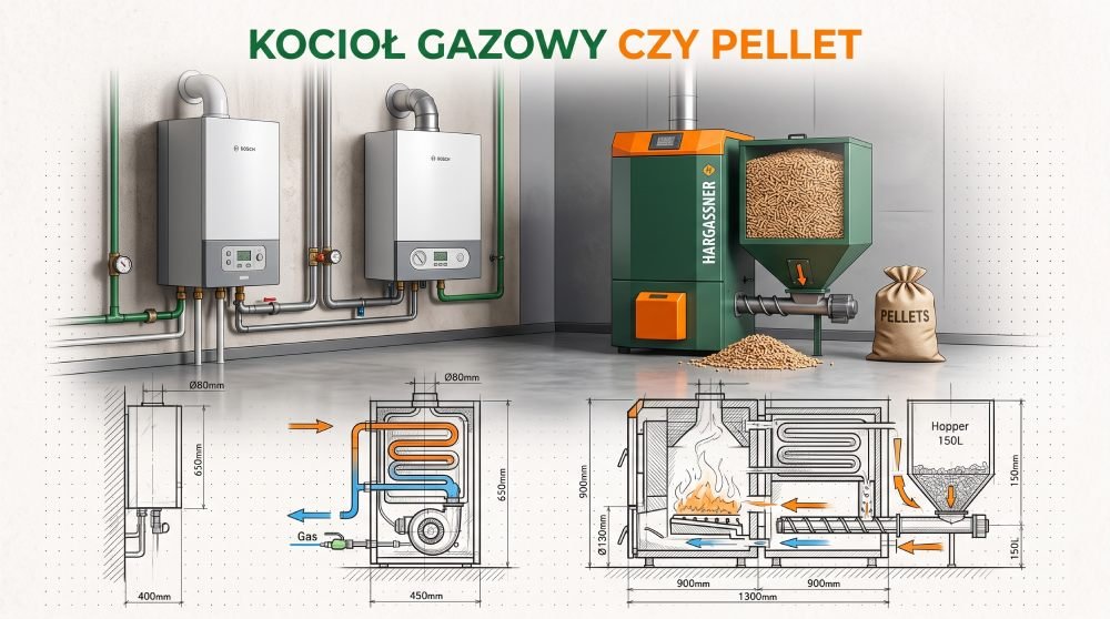 Kocioł gazowy czy na pellet